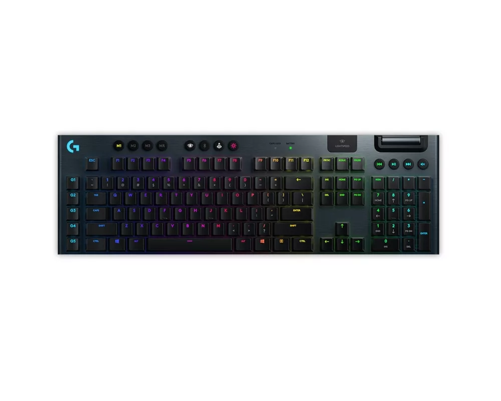 Клавиатура LOGITECH G915 LIGHTSPEED Wireless RGB Mechanical Gaming Keyboard GL Clicky CARBON US INTNL INTNL (US) 4