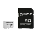 <span>Флаш карта</span> Transcend 32GB microSD w/ adapter UHS-I U1/A1 <span class='catalog-num-in-name'>TS32GUSD300S-A</span> - 