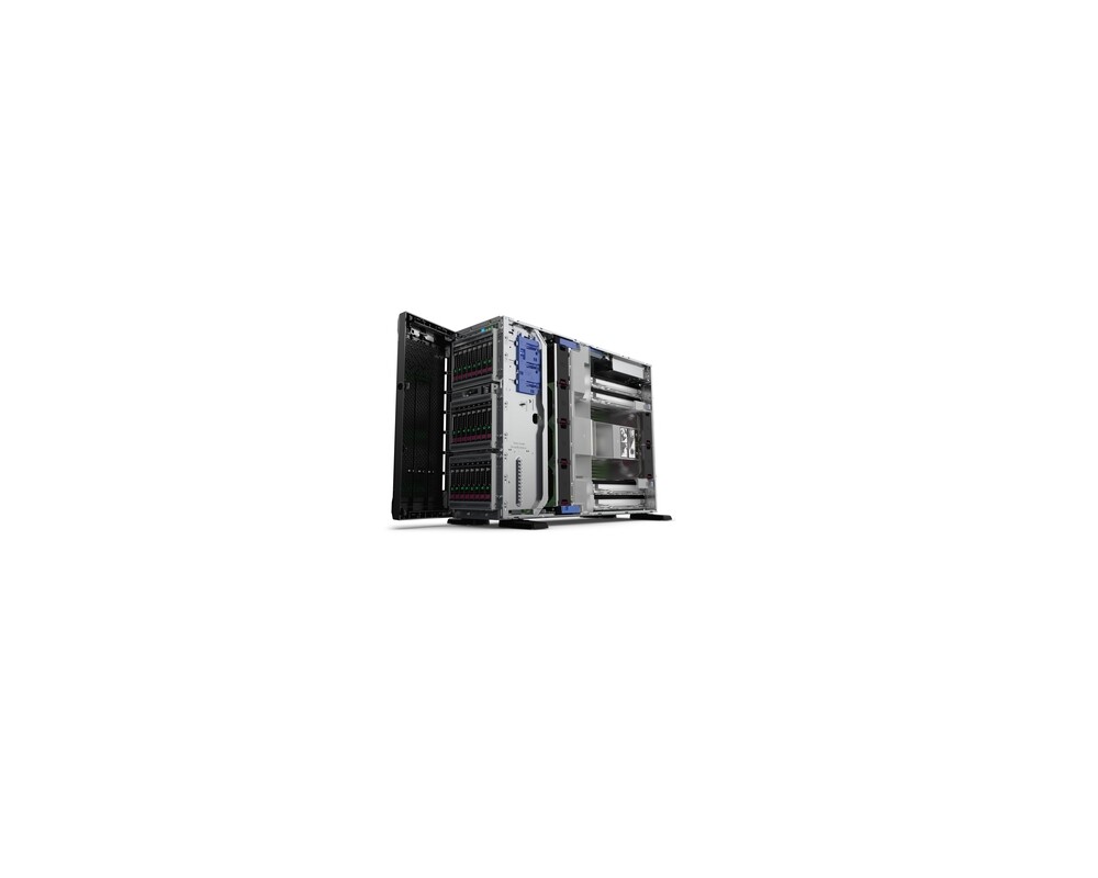 Сървър HPE ProLiant ML350 Gen10 Tower Xeon-S 4210R 10-Core 2.4GHz 1x16GB-R 8xSFF Hot Plug P408i-a 800W Server 3