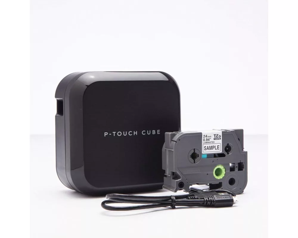 Етикетен принтер BROTHER P-Touch Cube Plus PT-P710BT  Up to 24mm 180x360dpi 68 labels 2