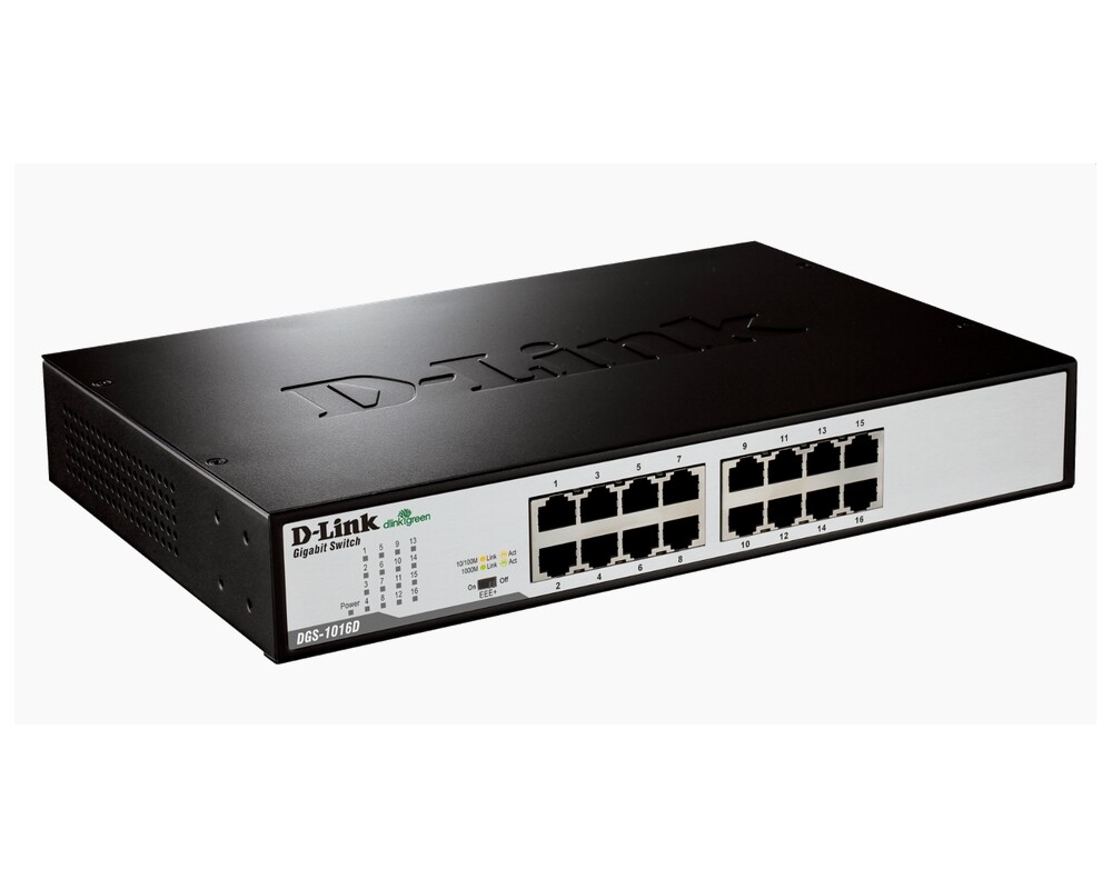 Switch (Комутатор) D-Link 16-Port 10/100/1000Mbps Copper Gigabit Ethernet Switch 2