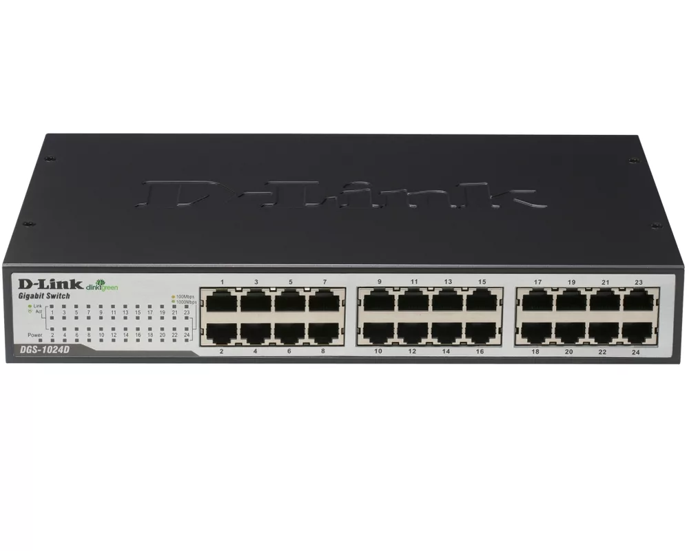 Switch (Комутатор) D-Link 24-Port 10/100/1000Mbps Copper Gigabit Ethernet Switch 2