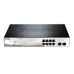 <span>Switch (Комутатор)</span> D-Link 10-port 10/100/1000 Gigabit PoE Smart Switch including 2 SFP <span class='catalog-num-in-name'>DGS-1210-10P</span> - 