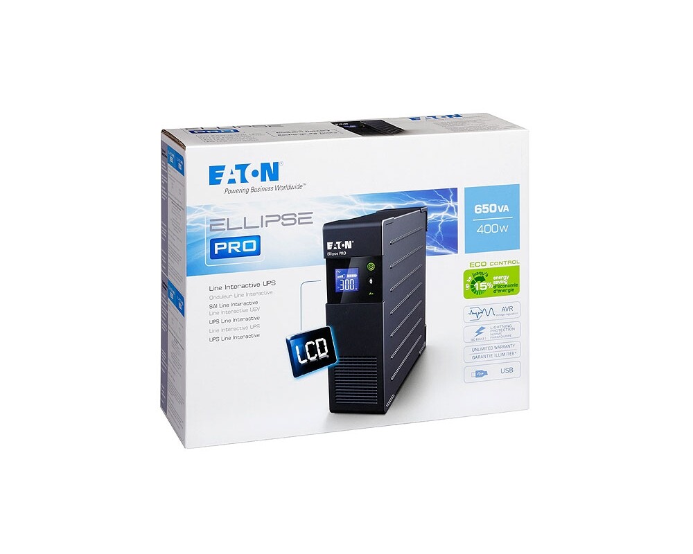 UPS EATON UPS Ellipse PRO 650 USB IEC rack 3