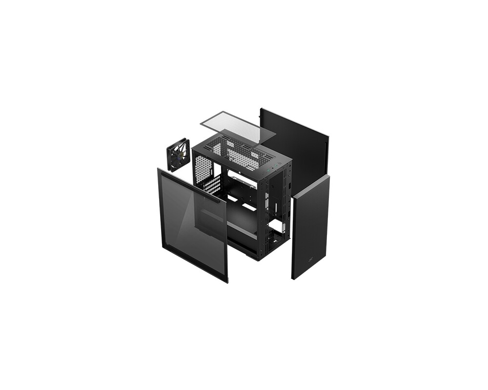 Кутия Кутия DeepCool Macube 110 с прозрачен страничен панел 36