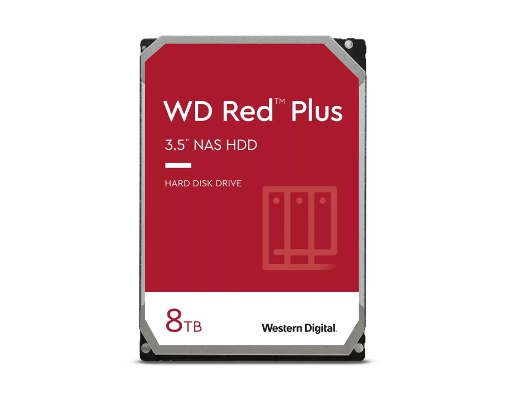 Твърд диск WD Red Plus 8TB SATA 6Gb 3