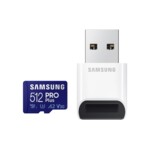 <span>Флаш карта</span> Samsung 512GB Micro SD PRO Plus + Reader <span class='catalog-num-in-name'>MB-MD512KB/WW</span> - 