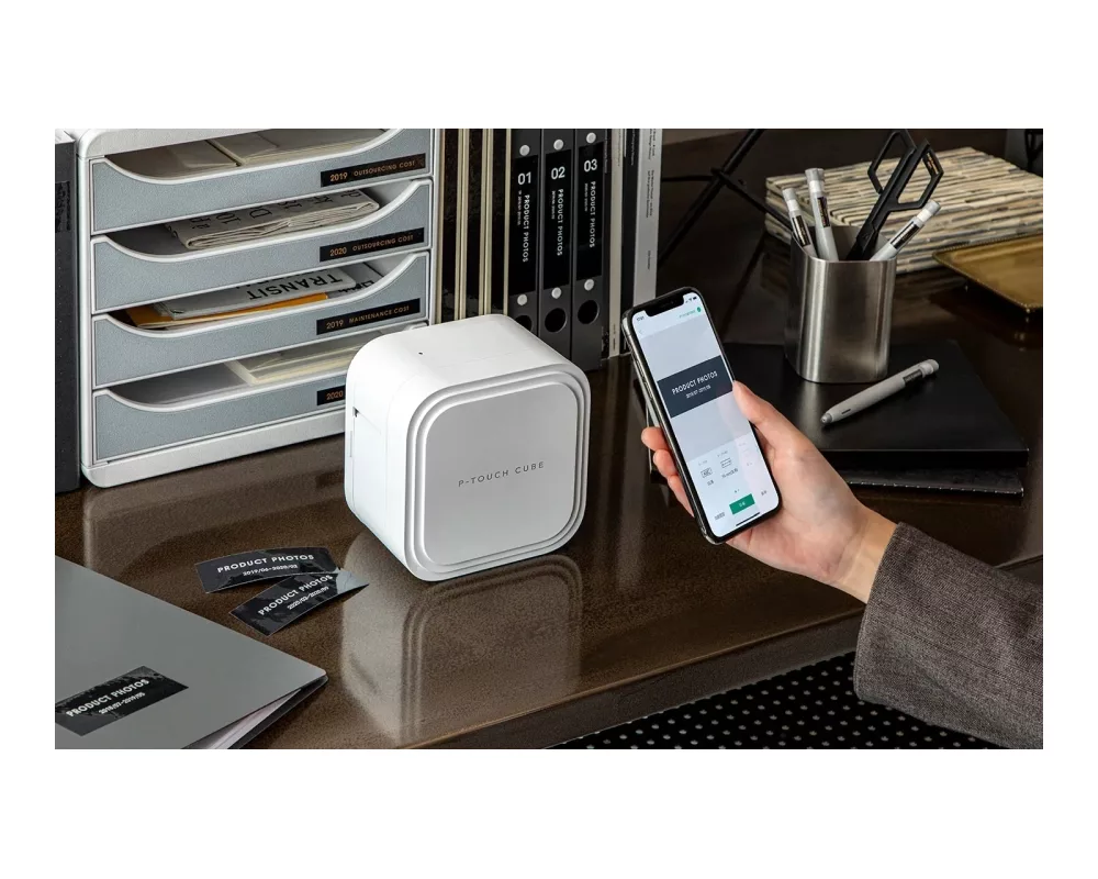 Етикетен принтер BROTHER P-Touch Cube Pro PT-P910BT  Up to 36mm 360dpi 20mm 7