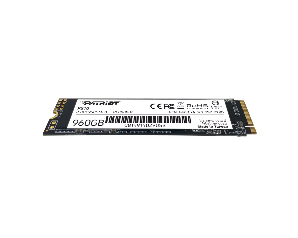SSD Patriot P310 960GB M.2 2280 PCIE 5