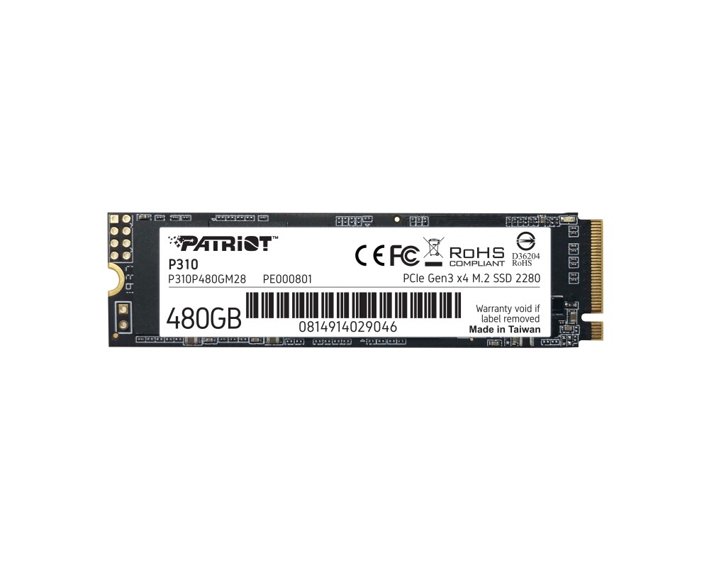 SSD Patriot P310 480GB M.2 2280 PCIE