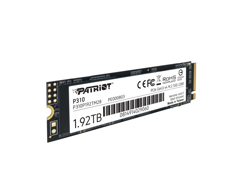SSD Patriot P310 1.92TB M.2 2280 PCIE 3