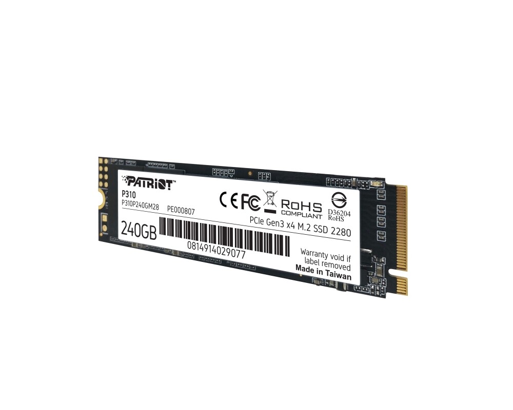 SSD Patriot P310 240GB M.2 2280 PCIE 4