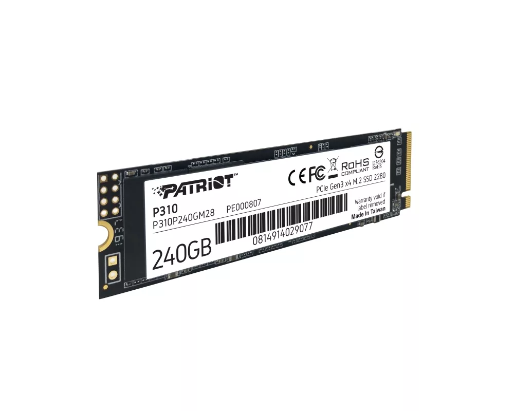SSD Patriot P310 240GB M.2 2280 PCIE 3