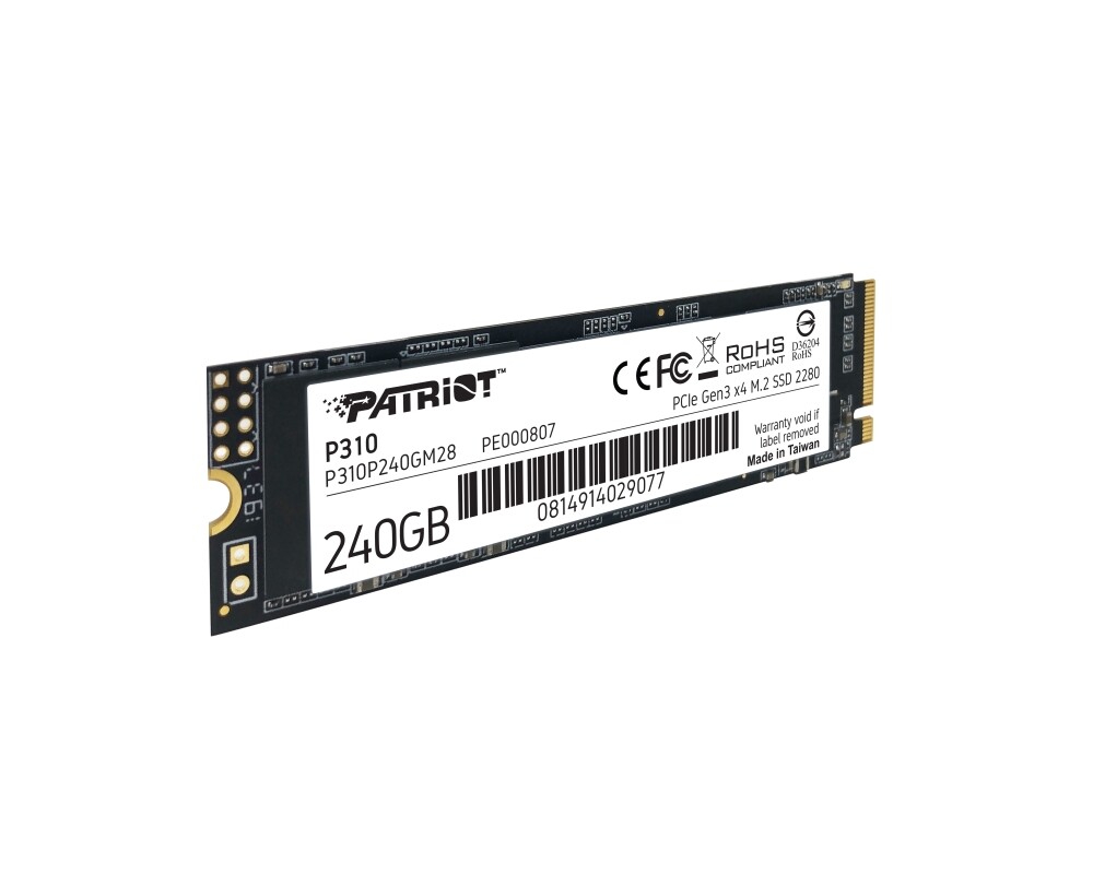 SSD Patriot P310 240GB M.2 2280 PCIE 3