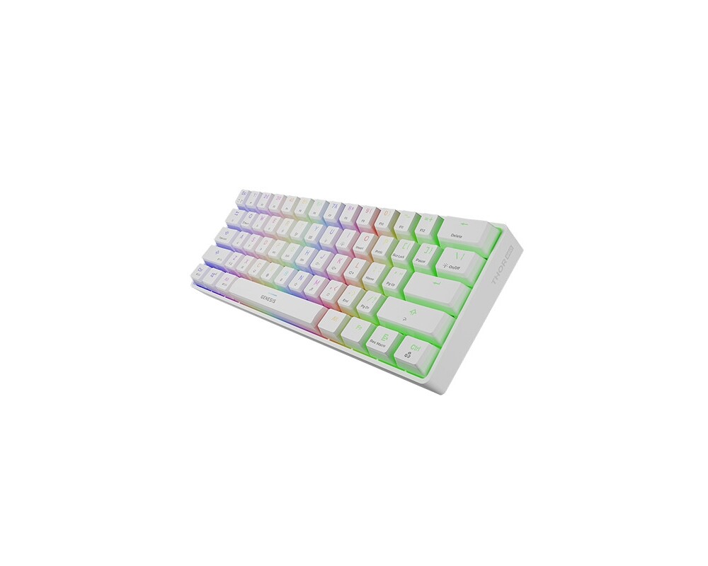 Клавиатура Genesis Mechanical Gaming Keyboard Thor 660 Wireless RGB Backligtht Gateron Red White 6