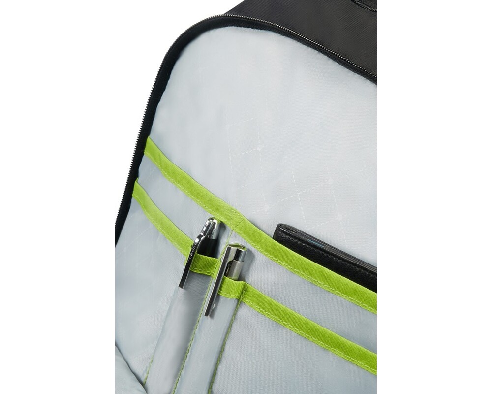 Раница Samsonite Urban Groove Laptop Backpack 39.6cm/15.6inch Black/Lime Green 2