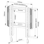 Стойка Neomounts Screen Wall Mount (fixed 5
