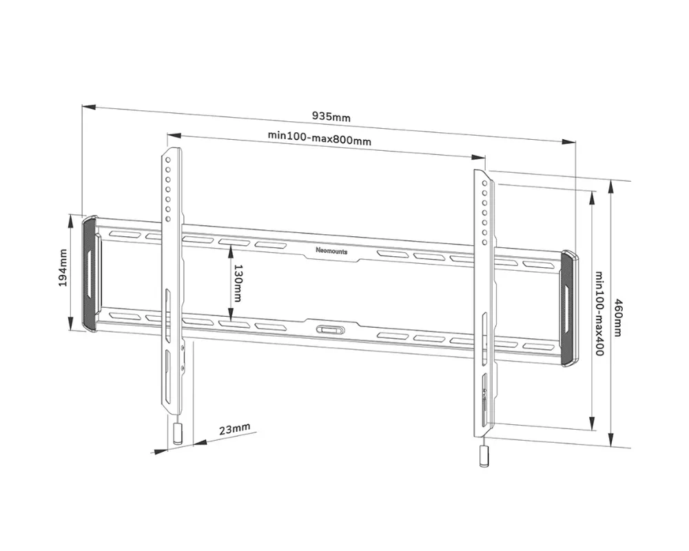 Стойка Neomounts Screen Wall Mount (fixed 4