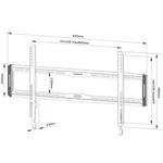 Стойка Neomounts Screen Wall Mount (fixed 4