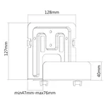 Стойка Neomounts Universal Mediabox Mount 47-76 mm. depth (also suited for Apple TV) 6