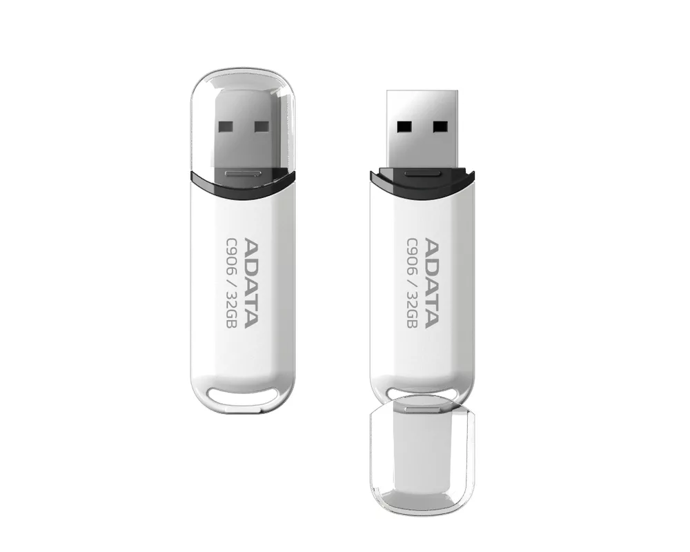 Флаш памет ADATA C906 32GB USB 2.0 White 2