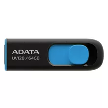  Adata 64GB UV128 USB 3.2 Gen1-Flash Drive Black 382793 AUV128-64G-RBE на топ цена - PIC.bg