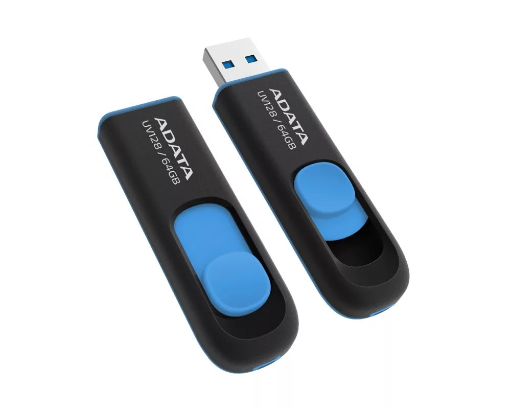 Флаш памет Adata 64GB UV128 USB 3.2 Gen1-Flash Drive Black 2