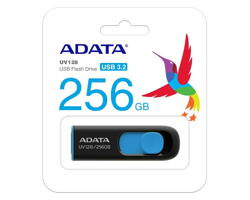 Флаш памет ADATA UV128 256GB USB 3.2 Black 4