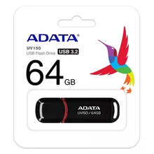  Adata 64GB UV150 USB 3.2 Gen1-Flash Drive Black 382798 AUV150-64G-RBK на топ цена - PIC.bg