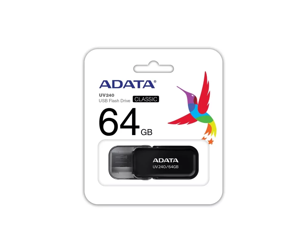 Флаш памет ADATA UV240 64GB USB 2.0 Black 3