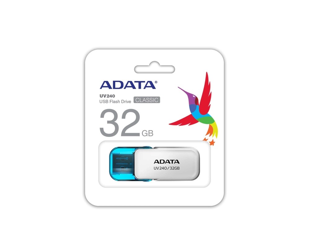 Флаш памет Adata 32GB UV240 USB 2.0-Flash Drive White 3