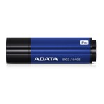 <span>Флаш памет</span> Adata 64GB S102P USB 3.2 Gen1-Flash Drive Titanium Blue <span class='catalog-num-in-name'>AS102P-64G-RBL</span> - 