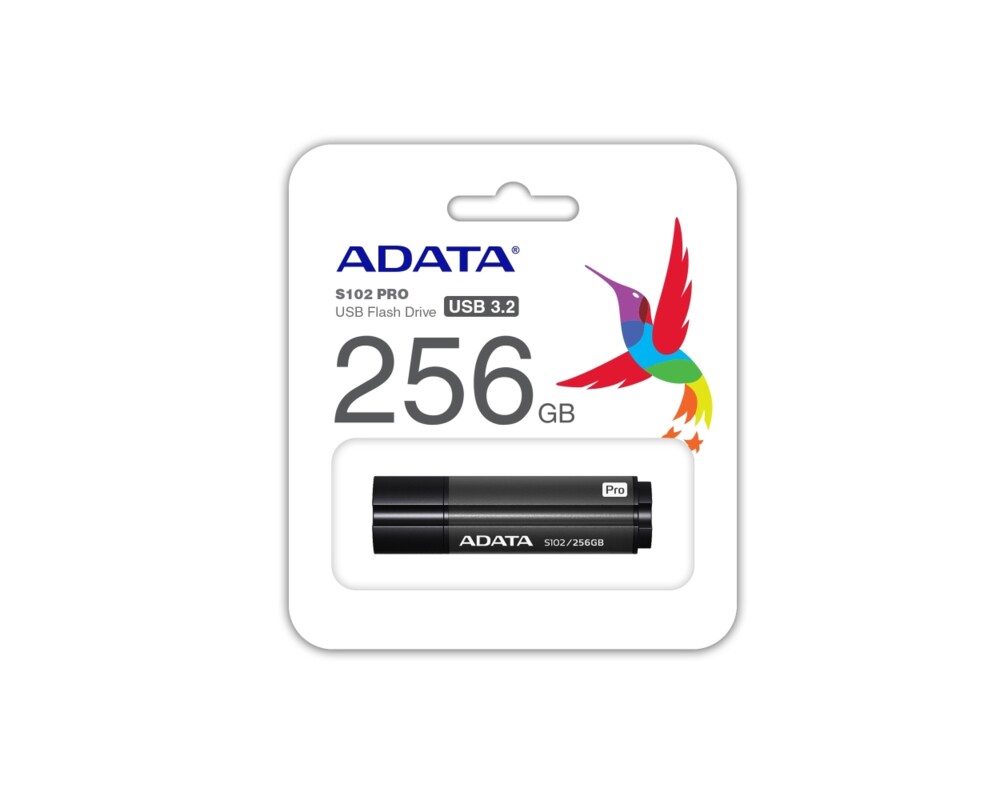Флаш памет Adata 256GB S102P USB 3.2 Gen1-Flash Drive Titanium Gray 2