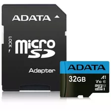  ADATA 32GB MicroSDHC UHS-I CLASS 10 (with adapter) 382846 AUSDH32GUICL10A1-RA1 на топ цена - PIC.bg