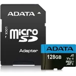 <span>Флаш карта</span> ADATA 128GB MicroSDXC UHS-I CLASS 10 (with adapter) <span class='catalog-num-in-name'>AUSDX128GUICL10A1-RA1</span> - 