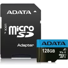  ADATA 128GB MicroSDXC UHS-I CLASS 10 (with adapter) 382849 AUSDX128GUICL10A1-RA1 на топ цена - PIC.bg