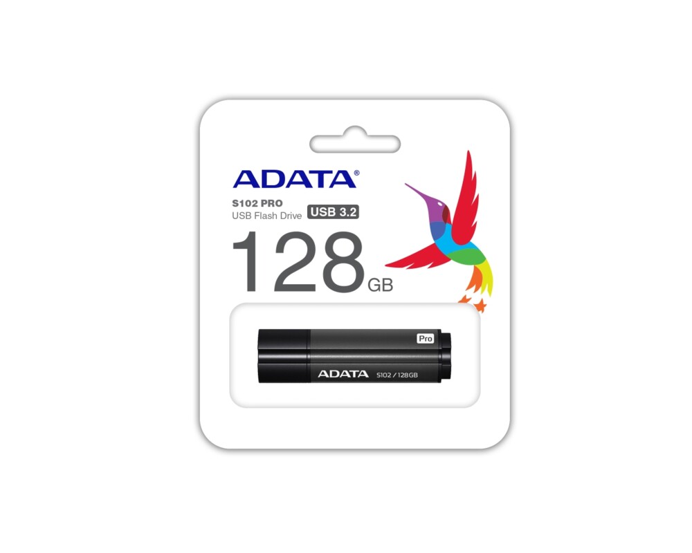 Флаш памет Adata 128GB S102P USB 3.2 Gen1-Flash Drive Titanium Gray 2
