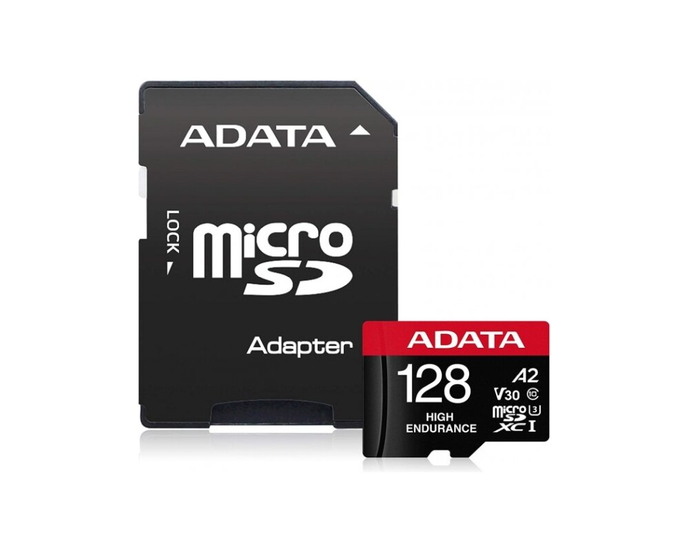 Флаш карта ADATA 128GB MicroSDXC UHS-I U3 V30S High (with adapter)