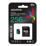 Флаш карта ADATA 256GB MicroSDXC UHS-I U3 V30S (with adapter) 2