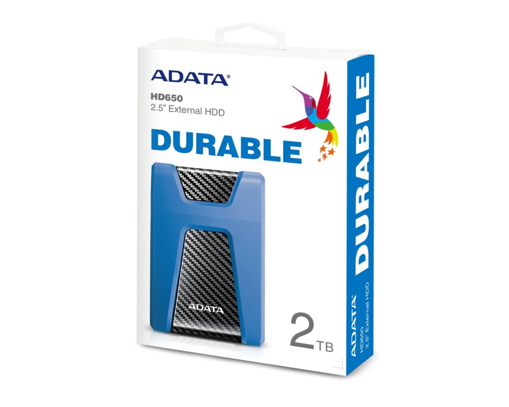 Твърд диск ADATA HD650 2TB Blue 4