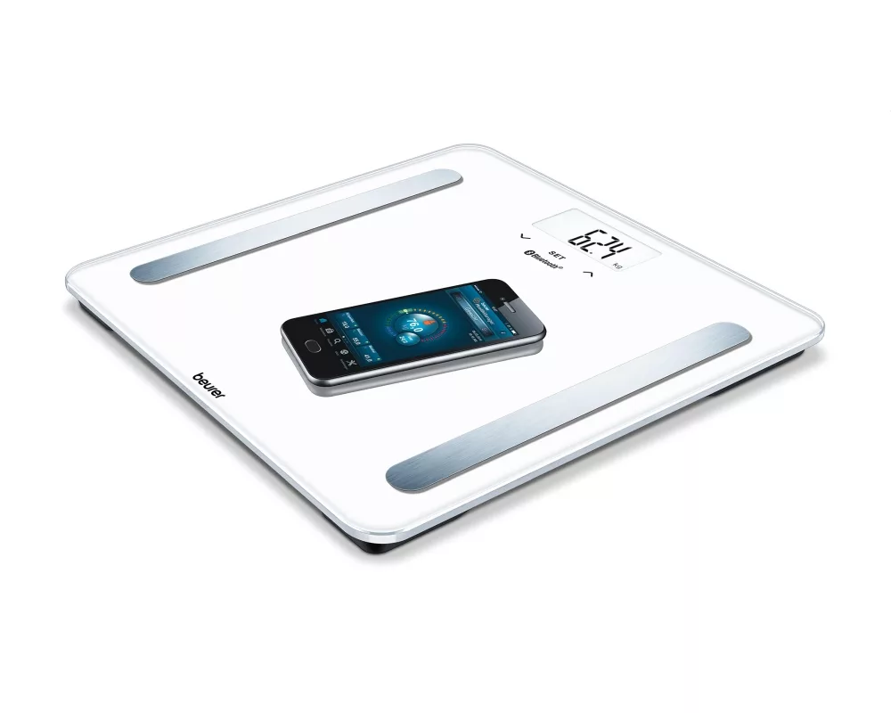 Смарт кантар Beurer BF 600 BF diagnostic bathroom scale in pure white 2