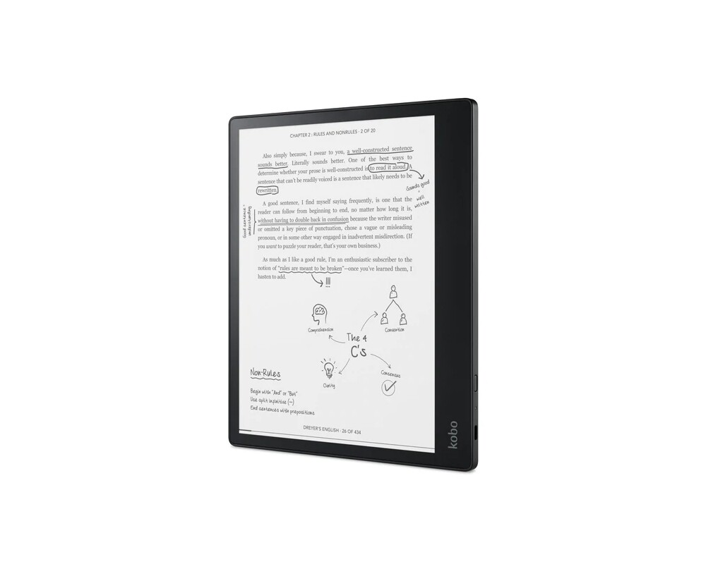 Електронна книга Kobo Elipsa e-Book Reader Pack|E Ink Carta 1200 touchscreen 10.3 inch + Stylus and SleepCover 2
