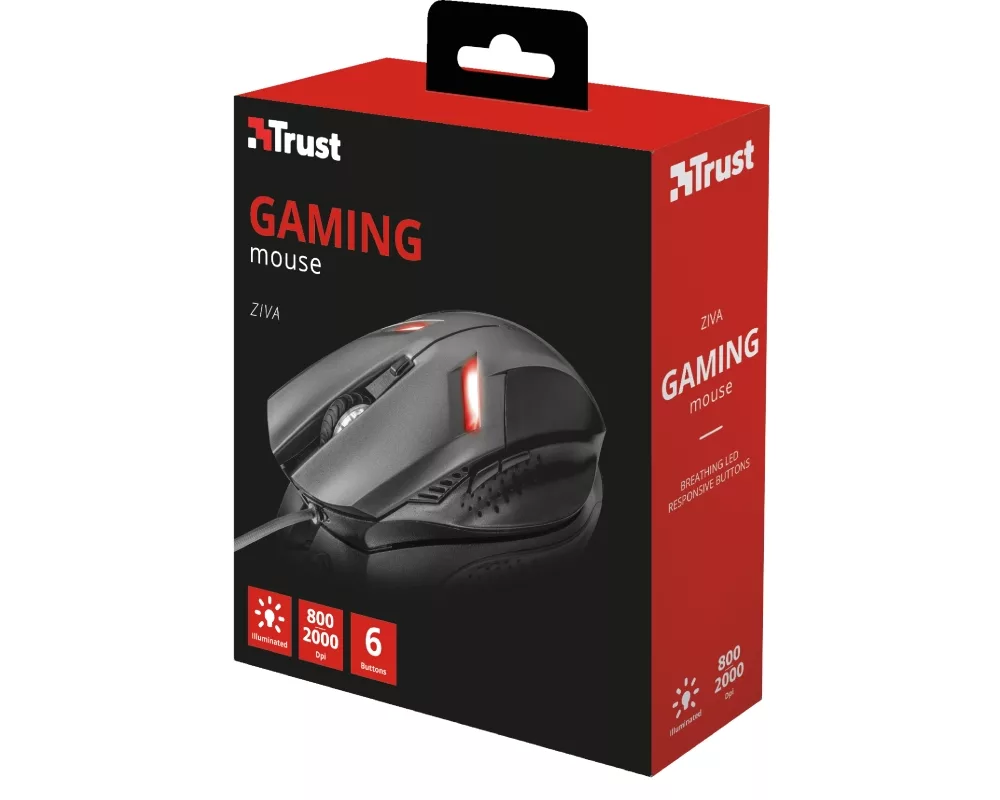Мишка TRUST Ziva Gaming mouse 2