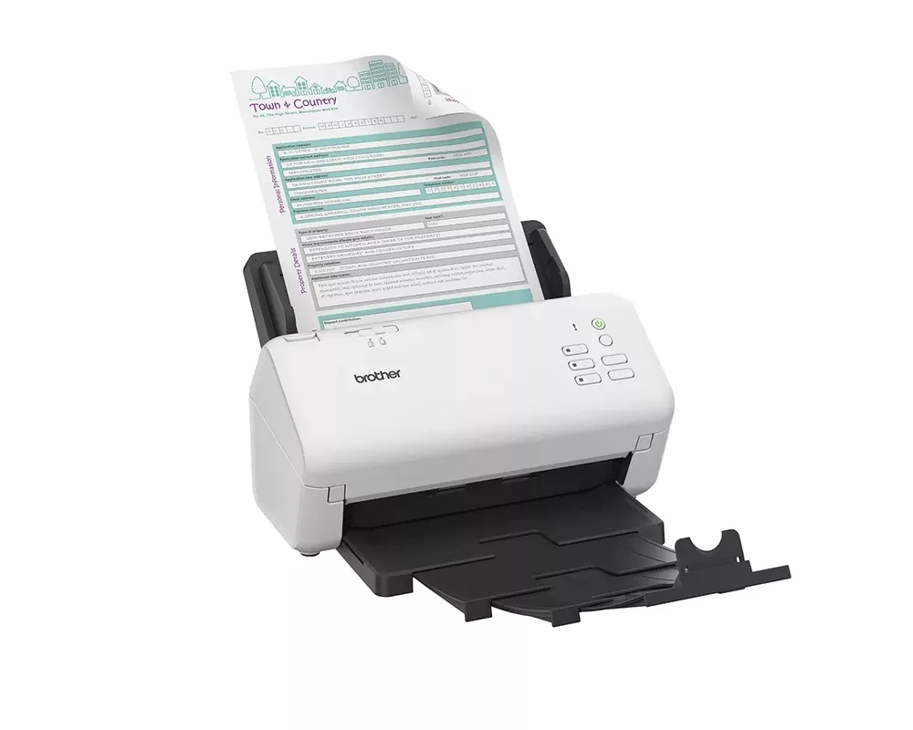 Скенер Brother ADS-4300N Network desktop scanner 4