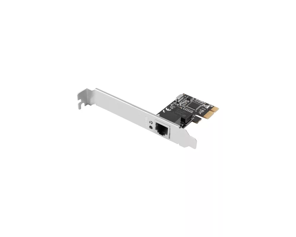 Мрежова карта Lanberg network interface card PCI-express gigabit ethernet RTL8111C low profile 2