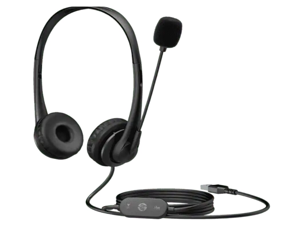 Слушалки HP Wired USB-A Stereo Headset 4