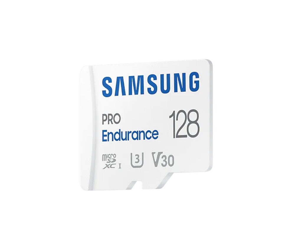 Флаш карта Samsung PRO Endurance, microSDXC, UHS-I, 128GB, Адаптер 2