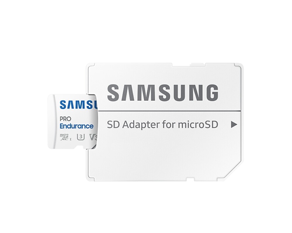 Флаш карта Samsung PRO Endurance, microSDXC, UHS-I, 128GB, Адаптер 5