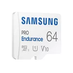 Флаш карта Samsung PRO Endurance, microSDHC, UHS-I, 64GB, Адаптер 3