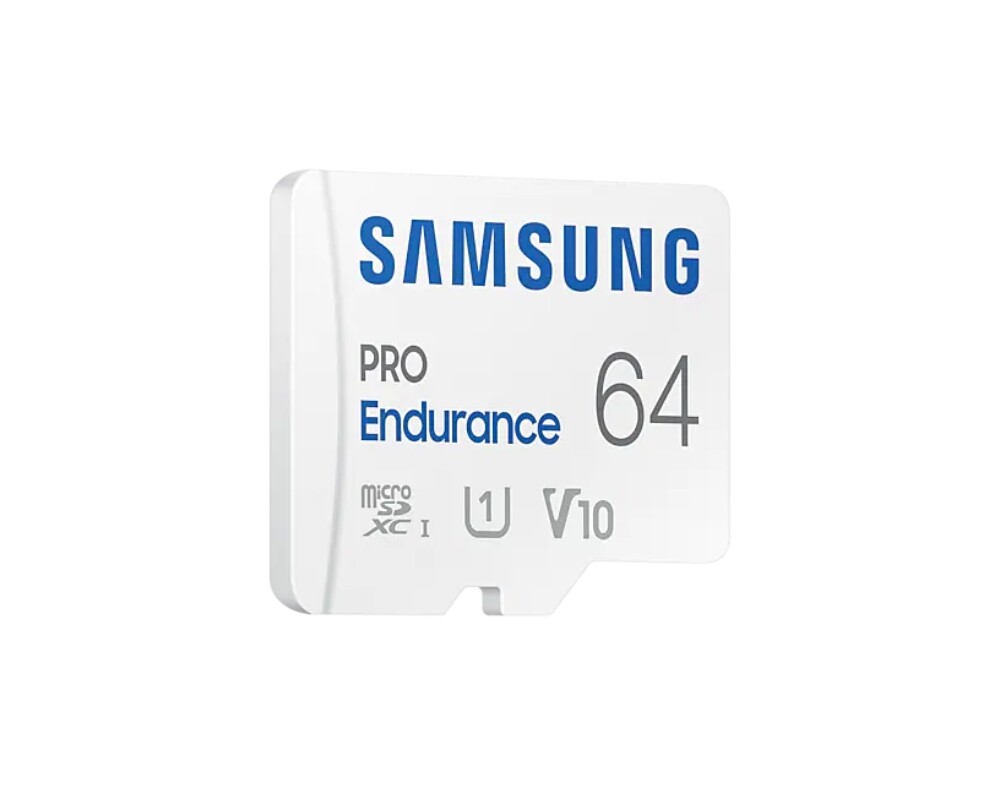 Флаш карта Samsung PRO Endurance, microSDHC, UHS-I, 64GB, Адаптер 3